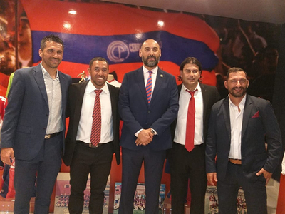 Exfiguras del Ciclón marcaron presencia en la cena aniversario