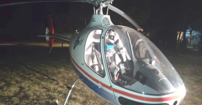 Malevos roban  un costoso  helicóptero