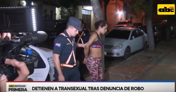 Capturan a travesti denunciado por robo a punta de arma blanca