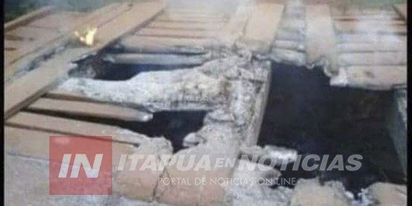 VÁNDALOS QUEMARON UN PUENTE EN HOHENAU 5