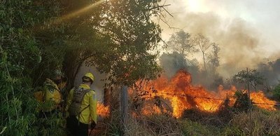 Notable trabajo altruista de los bomberos voluntarios