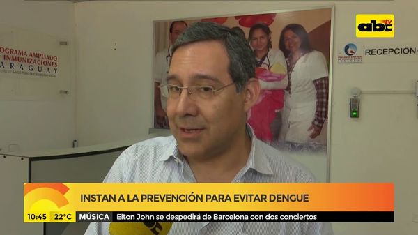 Instan a la prevención para evitar el dengue - ABC Noticias - ABC Color