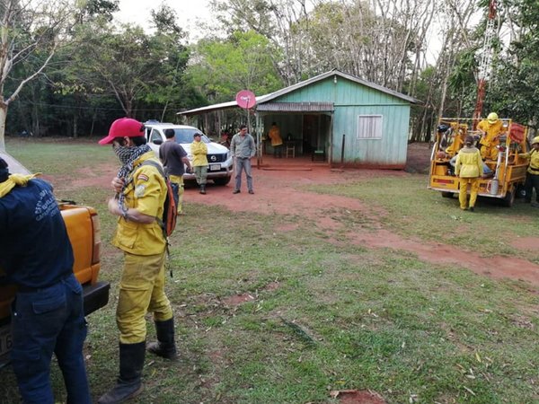 Caazapá: Bombero cree que incendio fue provocado por narcos