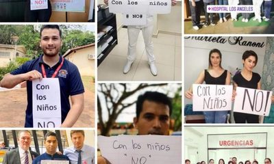 «Con los niño NO» una campaña que se ha vuelto viral
