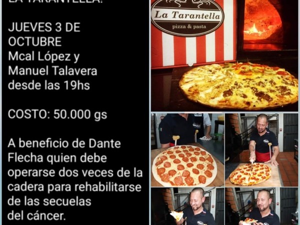 Organizan pizza corrida solidaria