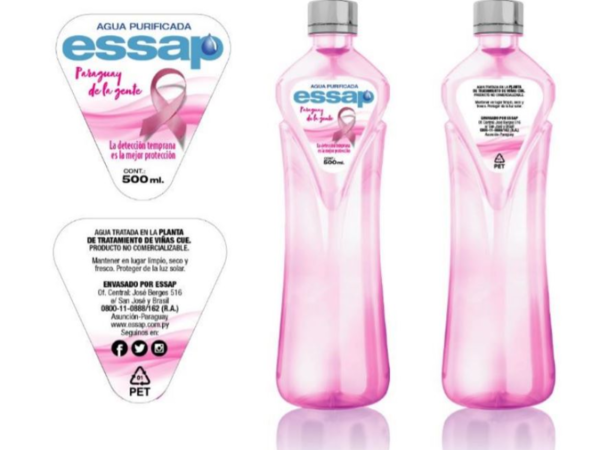 Essap se viste de rosa para concientizar sobre el cáncer de mama