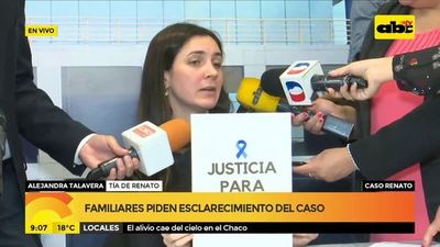 Familiares de Renato piden esclarecimiento del caso - ABC Noticias - ABC Color