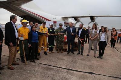 Paraguay recibió equipos donados por el Gobierno de Estados Unidos para combatir incendios