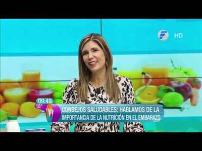 Importancia de la nutrición durante el embarazo con Nadia Cáceres en VLV