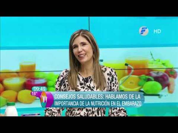 Importancia de la nutrición durante el embarazo con Nadia Cáceres en VLV