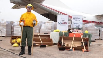 Paraguay recibe donación de equipos para combatir incendios