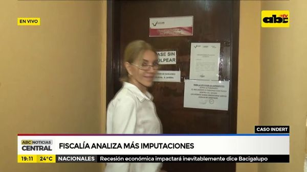 Fiscalía analiza más imputaciones en caso Indert - ABC Noticias - ABC Color