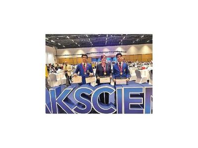 Alumnos del San José ganan el oro en feria de Abu Dhabi