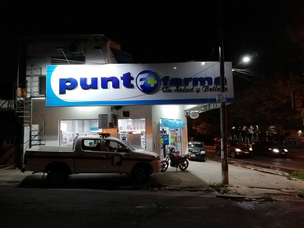 Delincuentes llevan un millón de guaraníes de una farmacia