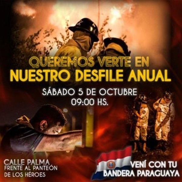 Bomberos reivindican el voluntariado en su 41° aniversario