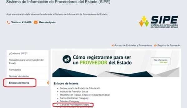En el portal de Contrataciones Públicas ya se encuentra disponible el acceso al canal de proveedores de ITAIPU