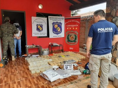 Incautan más de 100 kilos de droga que iba a ser distribuida en Central
