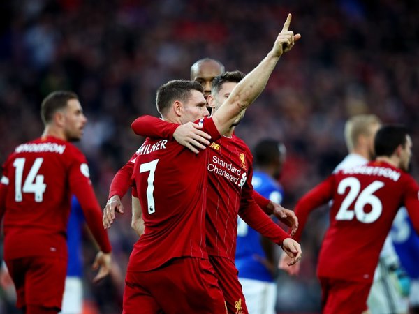 Milner sostiene el pleno de triunfos del Liverpool