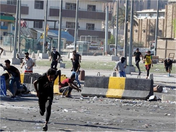 Al menos 99 muertos y 4.000 heridos tras 5 días de protestas en Irak