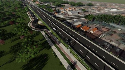HOY / Construcción de muro perimetral avance 60 metros por día para obras del Corredor Vial Botánico