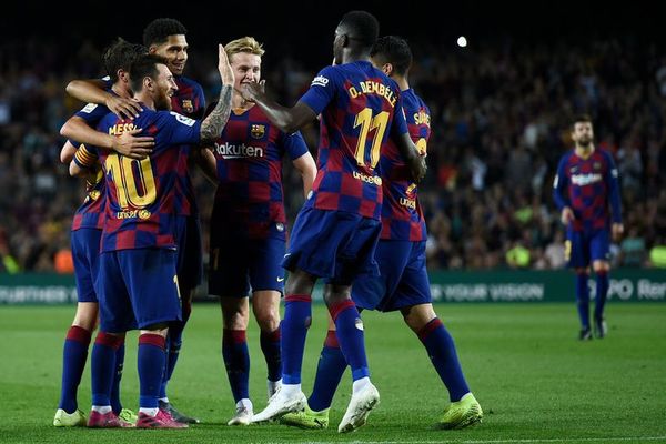 El Barça exhibe pegada en ocho minutos de vértigo - Fútbol - ABC Color