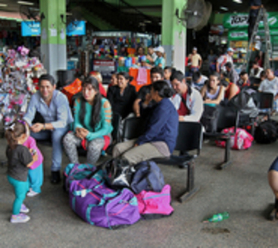 Reducen a supuesto asaltante en la Terminal de Ómnibus de Asunción - Paraguay.com
