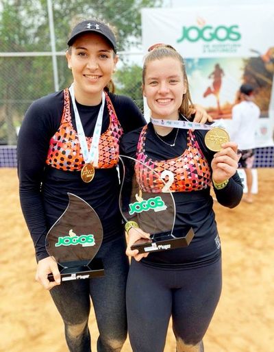 Erika y Romina ganan en Brasil - Deportes - ABC Color