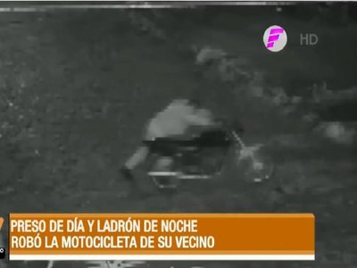 Preso de día, ladrón de noche: robó al vecino y ¡hasta a una policía!