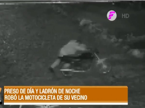 Preso de día, ladrón de noche: robó al vecino y ¡hasta a una policía!
