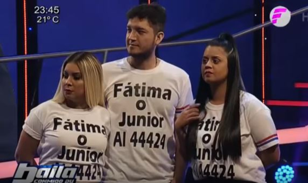 Junior y Fátima eliminados de "Baila Conmigo Paraguay"