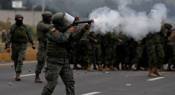Autoridades de Ecuador reportan 477 personas detenidas en el marco de protestas » Ñanduti