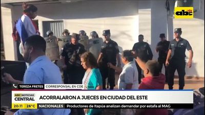 Acorralaron a jueces en Ciudad del Este - ABC Noticias - ABC Color