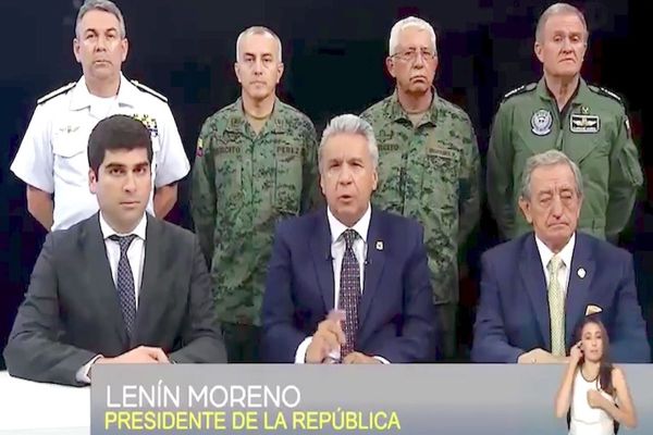 Lenín Moreno acusa a Maduro y Correa de querer desestabilizar su gobierno