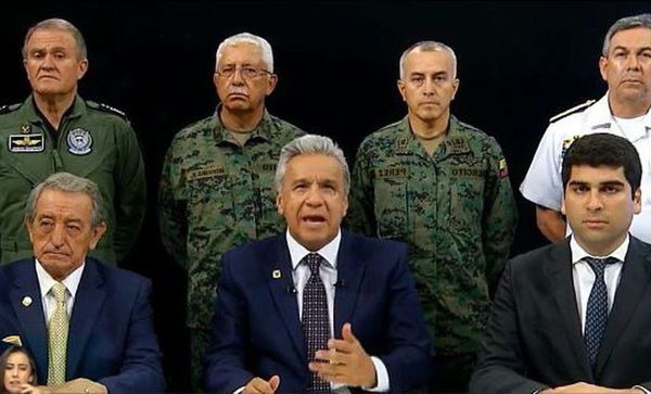 Crisis en Ecuador: Presidente Moreno traslada capital a Guayaquil acusando golpe de Estado