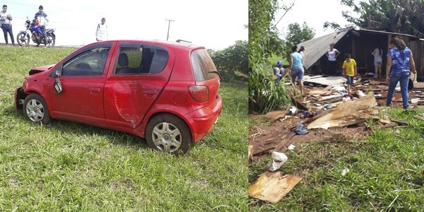 CRUCE KIMEX: AUTO ATROPELLA UNA CASA Y FALLECE UN BEBÉ