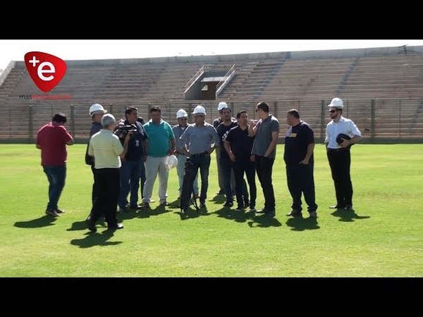 APF Y EMPRESA TELEVISIVA REALIZAN MEDICIÓN PARA EL VAR EN ESTADIO DE ENCARNACIÓN