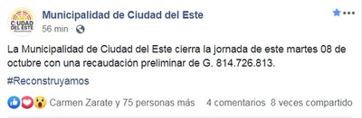 Inédita recaudación en la era Prieto