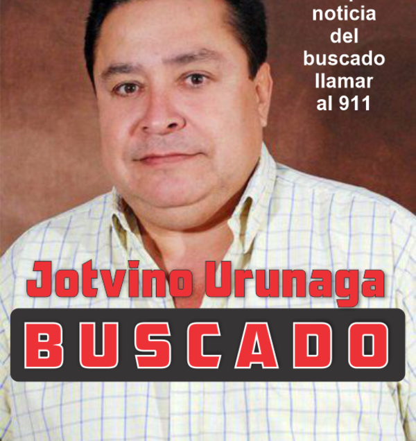 Jotvino Urunaga Buscado por la Policía