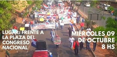 Policías retirados convocan a manifestación contra Villamayor - ADN Paraguayo