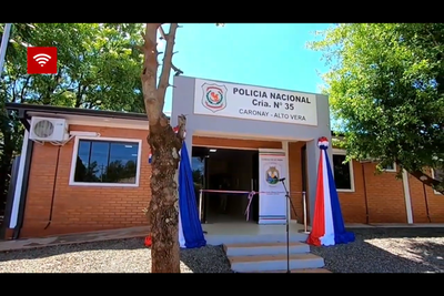 INAUGURAN MEJORAS EN LA COMISARÍA Nº35 DE ALTO VERÁ