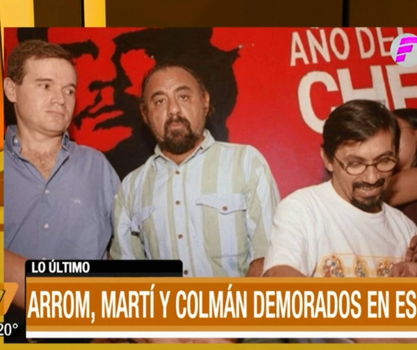 Arrom, Martí y Colmán están demorados en España