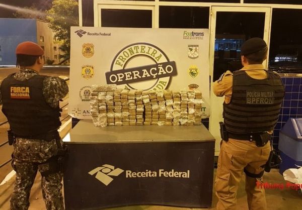 Decomisan marihuana paraguaya en Foz - Judiciales y Policiales - ABC Color