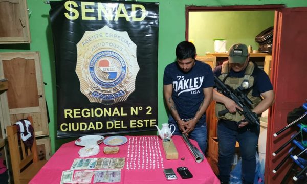 SENAD desmanteló supermercado de drogas en Ciudad del Este