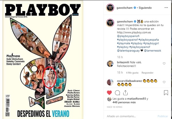 Jazmín Mernes y Gabi Wolscham en la tapa de Playboy