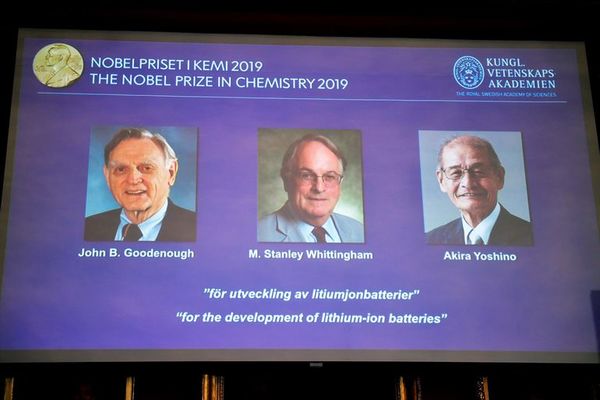 Desarrolladores de las baterías de iones de litio ganan el Nobel de Química - Mundo - ABC Color