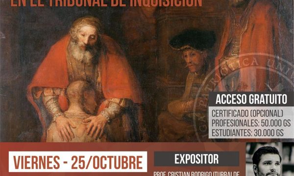 Hablarán sobre “Garantías Procesales en el Tribunal de la Inquisición” en la UNE