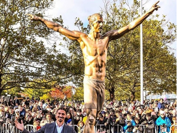 La estatua de Zlatan