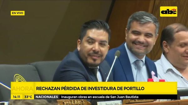 Rechazan pérdida de investidura de Portillo - ABC Noticias - ABC Color