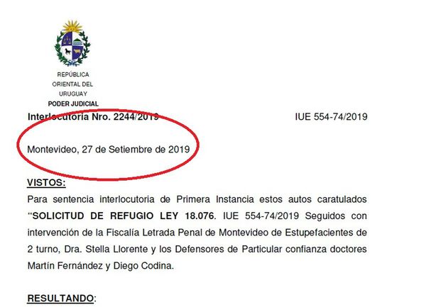 Caso Arrom: Fallo data del 27 de septiembre; Uruguay ignoró a Corte IDH