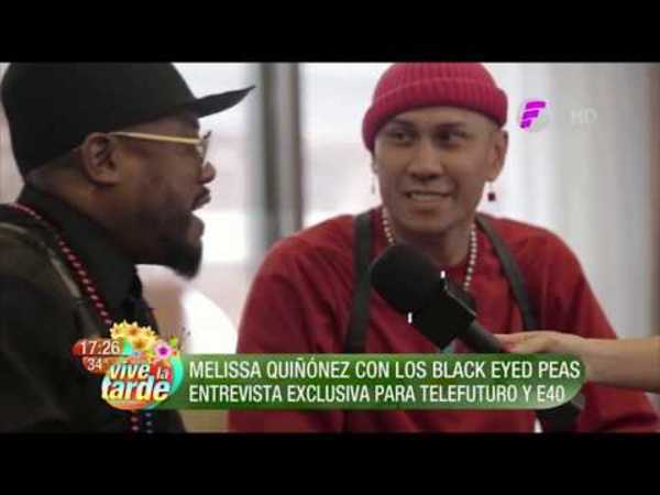 ¡Melissa Quiñonez con los Black Eyed Peas!